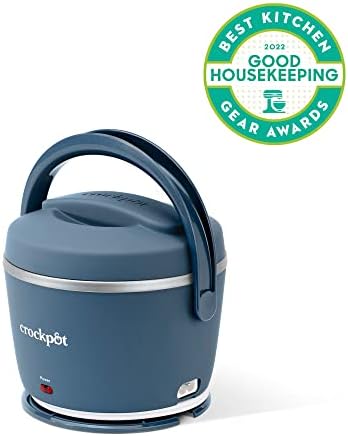 Electric Lunch Box Food Warmer 20oz – Faded Blue - Curated Catalog B8