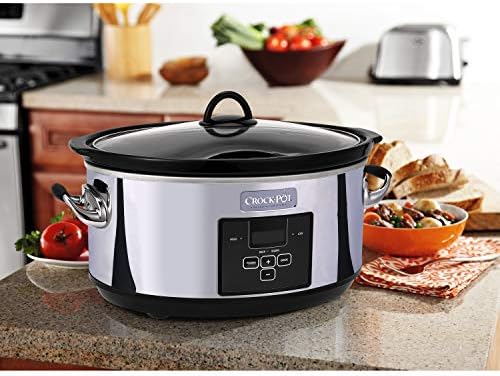 7 Quart Programmable Slow Cooker – Polished Platinum - Curated Catalog J9