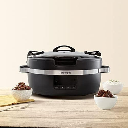 Thermoshield 6 Quart Slow Cooker with Carry Handles - Curated Catalog I2