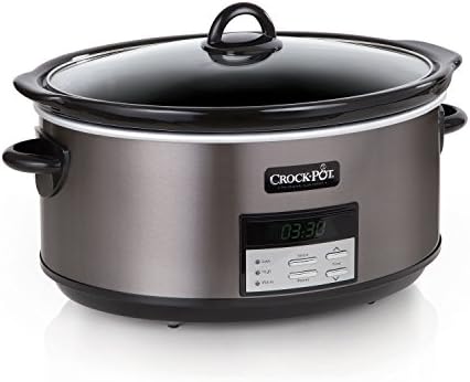 8 Quart Programmable Slow Cooker with Auto Warm - Curated Catalog Q5