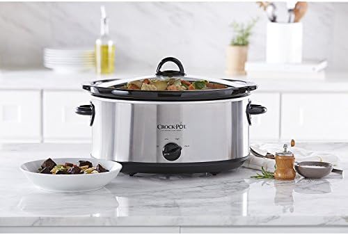 7 Quart Oval Manual Slow Cooker – Stainless Steel - Curated Catalog M6