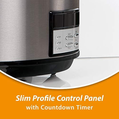 8 Quart Programmable Slow Cooker with Auto Warm - Curated Catalog G4