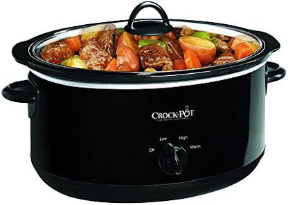 8 Quart Manual Slow Cooker – Black - Curated Catalog C3