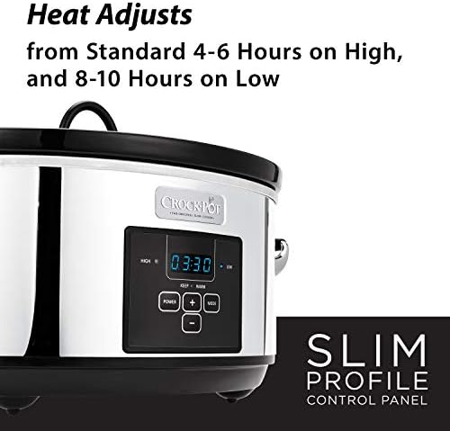 7 Quart Programmable Slow Cooker – Polished Platinum - Curated Catalog J9