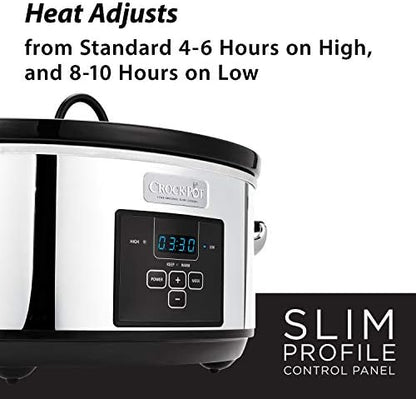 7 Quart Programmable Slow Cooker – Polished Platinum - Curated Catalog J9