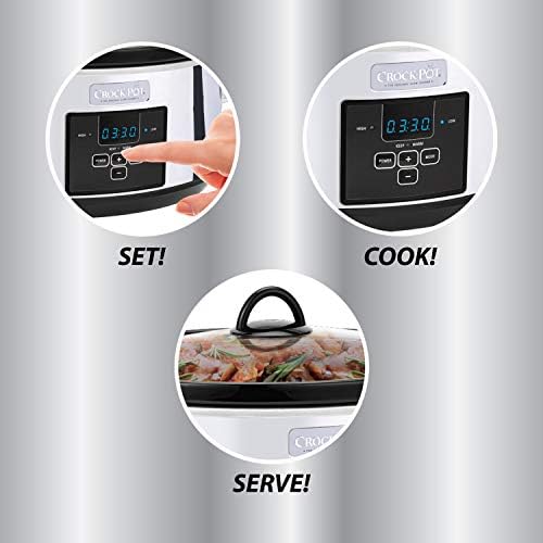 7 Quart Programmable Slow Cooker – Polished Platinum - Curated Catalog J9