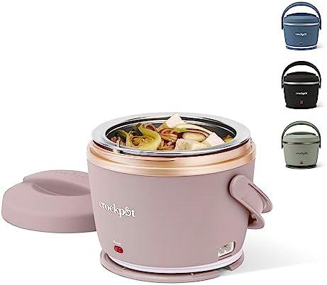 Electric Lunch Box Food Warmer 20oz – Blush Pink - Curated Catalog U1