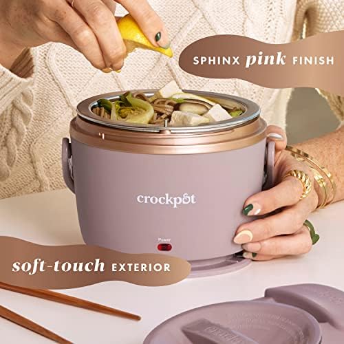 Electric Lunch Box Food Warmer 20oz – Blush Pink - Curated Catalog U1
