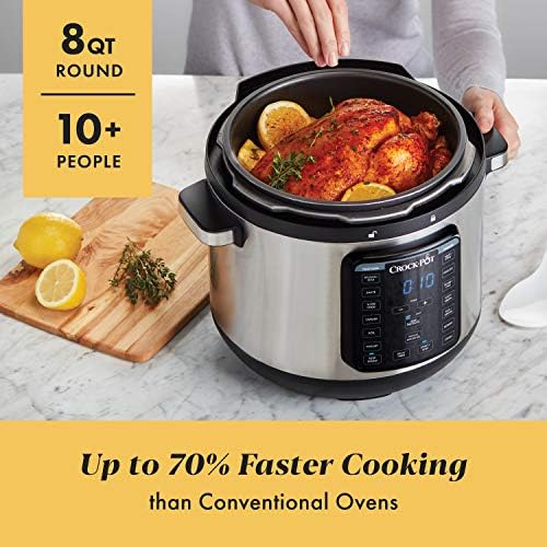 8 Quart Express Crock Multi-Use Pressure Cooker - Curated Catalog C6