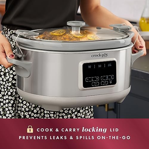 7 Quart Programmable Cook & Carry Slow Cooker - Curated Catalog X8