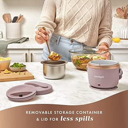 Electric Lunch Box Food Warmer 20oz – Blush Pink - Curated Catalog U1