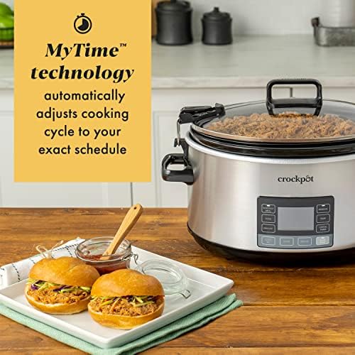 7 Quart Portable Programmable Slow Cooker with Timer - Curated Catalog W6