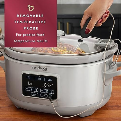 7 Quart Programmable Cook & Carry Slow Cooker - Curated Catalog X8