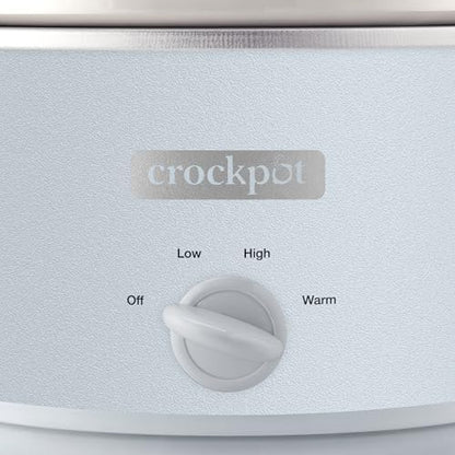 4.5 Quart Manual Slow Cooker – Macaroon Blue - Curated Catalog E0