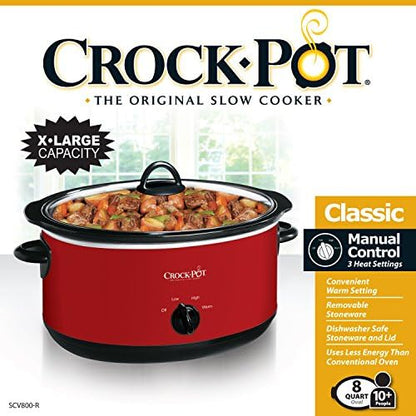 Express Crock 8 Quart Programmable Slow Cooker - Curated Catalog X6