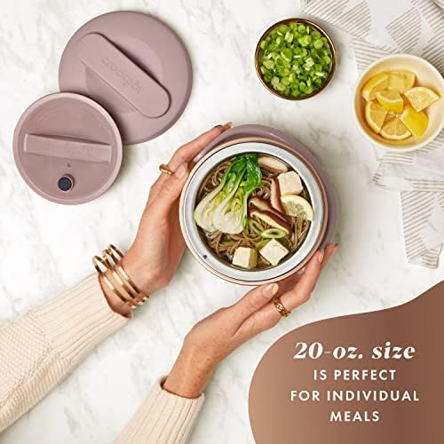 Electric Lunch Box Food Warmer 20oz – Blush Pink - Curated Catalog U1