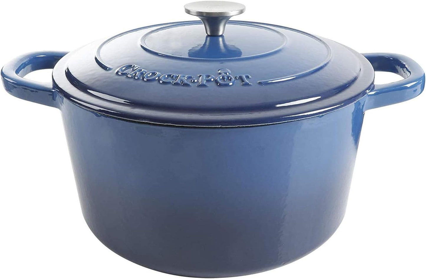 3 Quart Enameled Cast Iron Dutch Oven – Aqua - Curated Catalog H9