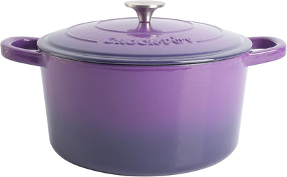 3 Quart Enameled Cast Iron Dutch Oven – Aqua - Curated Catalog Z6