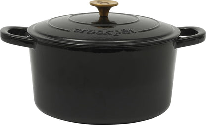 3 Quart Enameled Cast Iron Dutch Oven – Aqua - Curated Catalog Q9