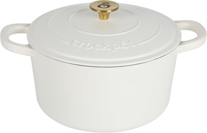 3 Quart Enameled Cast Iron Dutch Oven – Aqua - Curated Catalog Q9