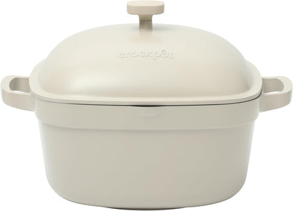 3 Quart Enameled Cast Iron Dutch Oven – Aqua - Curated Catalog Q9