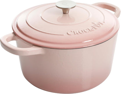 3 Quart Enameled Cast Iron Dutch Oven – Aqua - Curated Catalog Z6