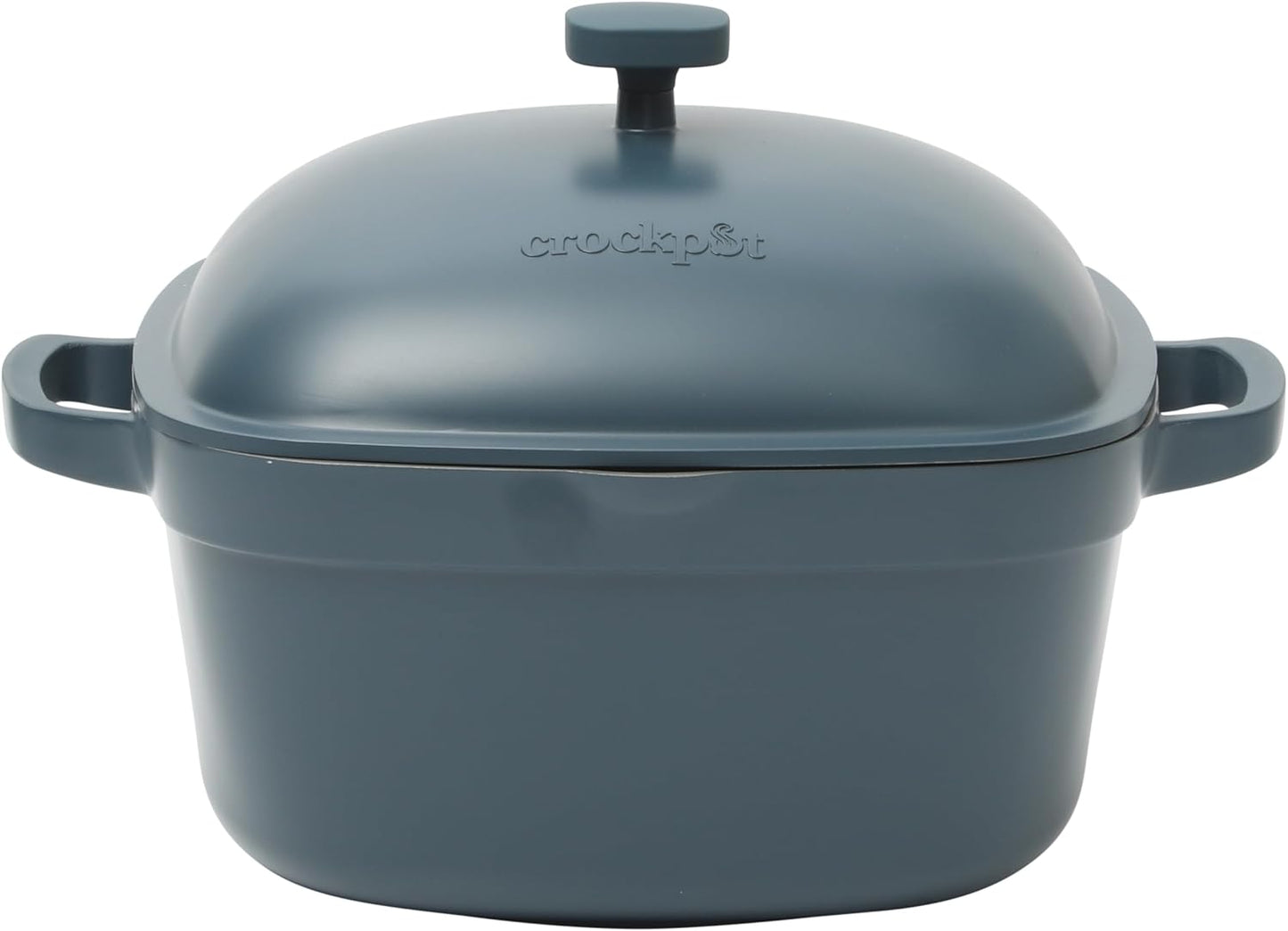 3 Quart Enameled Cast Iron Dutch Oven – Aqua - Curated Catalog Z6